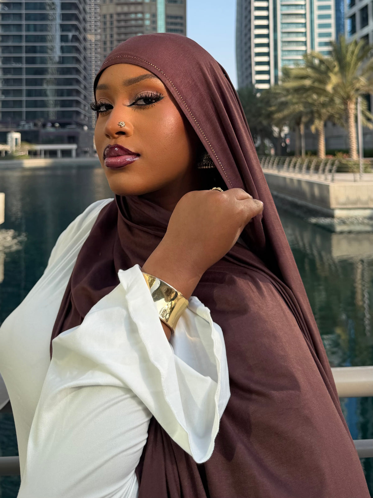 Voile rayon jersey perlé